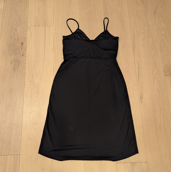 Y2K Esprit Elegant Black Spaghetti Strap Dress - Picture 8 of 8
